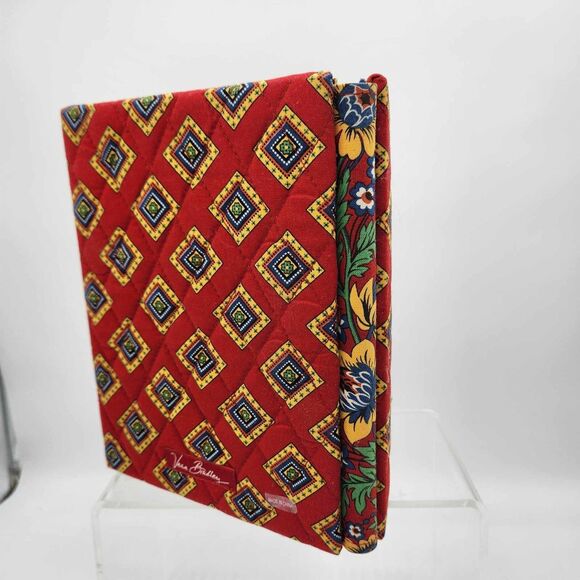 Vera Bradley Double Picture Frame Villa Red Retired Pattern Mothers Day Gift - Picture 5 of 8